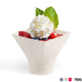 Hot sales 75ml Wheatstraw dessert cup with good quality